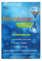 Ferrotone Pomme &reg; - 28 Sachets Monodoses