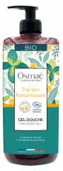 Osma&eacute; Gel Douche Surgras Th&eacute; Vert Rafra&icirc;chissant Bio 1 Litre
