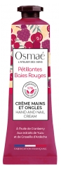 Osma&eacute; Cr&egrave;mes Mains et Ongles P&eacute;tillantes Baies Rouges 30 ml