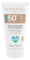Alphanova Organic Sun Cr&eacute;m&eacute; Sol Teint&eacute;e Nude Spf50+ Bio* Sensitive 50 g