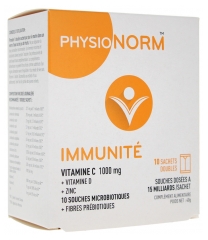 Laboratoire Immubio Physionorm Immunit&eacute; 10 Sachets Doubles
