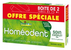 Boiron Hom&eacute;odent&reg; Soin Complet Dents et Gencives Citron 2 Tubes de 75 ml