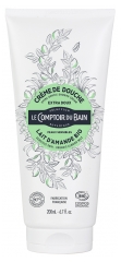 Le Comptoir du Bain Cr&egrave;me de Douche Lait d'Amande Douce Bio - Peaux Sensibles - 200 ml