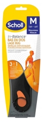 Scholl Semelles Anti-Douleur Bas du Dos Taille S Pointure 37-39.5 - 1 Paire