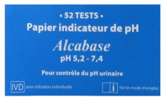 Papier Indicateur de pH Alcabase - 52 Bandes de Test