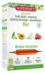 Superdiet Quatuor Br&ucirc;le-Graisse Bio 20 Ampoules