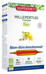Superdiet Millepertuis Bio - 20 Ampoules de 15 ml