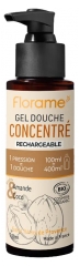 Florame Gel Douche Concentr&eacute; Amande et Coco Rechargeable Bio 100 ml