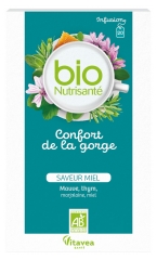 Vitavea Infusion Confort de la Gorge Bio 20 Sachets