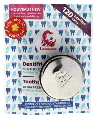 Dentifrice &agrave; Croquer Menthe Fra&icirc;che Bio 100 Pastilles + Bo&icirc;te Cadeau