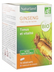 Ginseng Rouge Bio - Compl&eacute;ment Alimentaire en G&eacute;lules V&eacute;g&eacute;tales