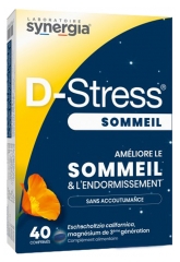 Synergia D-Stress Sommeil Endormissement 40 Comprim&eacute;s
