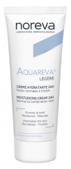 Noreva Aquareva : Peaux D&eacute;shydrat&eacute;es Cr&egrave;me L&eacute;g&egrave;re Hydratante 24H 40 ml