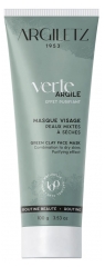 Argiletz Masque &agrave; l'Argile Verte Peaux Mixtes &agrave; S&egrave;ches100 g