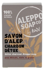 Tad&eacute; Savon d'Alep Charbon D&eacute;tox Peaux D&eacute;licates Mixtes Grasses 150 g