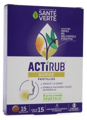 Sant&eacute; Verte Actirub Gorge Pastilles 15 Pastilles