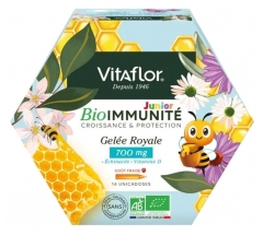 Vitaflor Gel&eacute;e Royale Bio Junior+ 700 mg - Bte de 14 Unicadoses&reg;