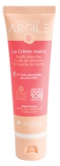Cr&egrave;me Mains Bio &agrave; l'Argile Blanche 50 ml