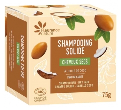 Fleurance Nature Shampoing Solide Cheveux Secs Huile de Coco Bio 75 g
