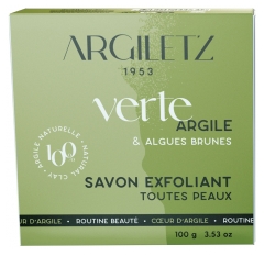 Savon Exfoliant &agrave; l'Argile Verte 100 g