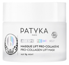 Patyka Age Specific Intensif Masque Lift Pro-Collag&egrave;ne Nuit Bio 50 ml