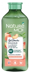 Natur&eacute; Moi Gel Douche Douceur - P&ecirc;che et Th&eacute; Vert Bio - Hydrate et Nourrit - Tous Types de Peau - 250 ml