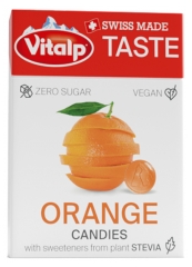 Vitalp Bonbons Sans Sucre Avec St&eacute;via - Orange 25 g