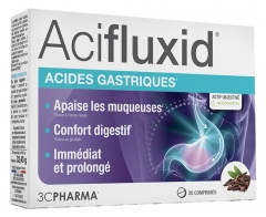 3C Pharma Acifluxid - Acides Gastriques - 30 Comprim&eacute;s
