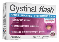 3C Pharma Gystinat Flash - G&ecirc;nes Urinaires - 10 G&eacute;lules + 10 Comprim&eacute;s