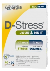 Synergia D-Stress Jour & Nuit - Bo&icirc;te de 60 Comprim&eacute;s