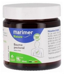 Marimer Nature Baume Pectoral Adulte Apaisant Eucalyptus Bio 50 ml