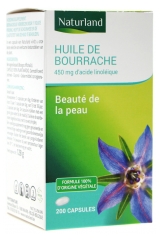 Naturland Bourrache Huile 200 Capsules