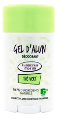 Gel d'Alun D&eacute;odorant en Gel Pierre d'Alun & Aloe Vera Parfum Th&eacute; Vert&nbsp;50 ml