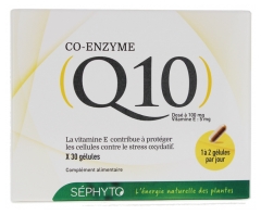 S&eacute;phyto Co-Enzyme Q10 + Vitamine E 30 G&eacute;lules