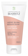 Laboratoires de Biarritz Cr&egrave;me Mains R&eacute;paratrice Mains Ab&icirc;m&eacute;es Irrit&eacute;es Tr&egrave;s S&egrave;ches 50 ml