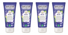 Cr&egrave;me de douche Relaxante Weleda - Lot de 4 x 200 ml