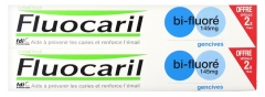 Fluocaril Dentifrice Menthe bi-Fluor&eacute; Lot de 2 X 75 ml