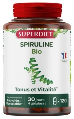 Superdiet Spiruline Bio -120 G&eacute;lules