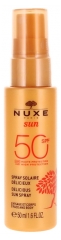 Nuxe Sun Spray Solaire D&eacute;licieux Visage et Corps SPF50 50 ml
