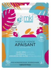 MKL Green Nature Masque Visage Apaisant en Bio-Cellulose Bio 10 ml