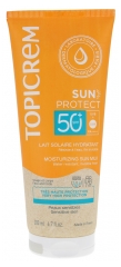 Topicrem Sun Protect Lait Solaire Hydratant Peaux Sensibles SPF50+ 200 ml