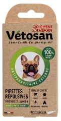 Cl&eacute;ment Th&eacute;kan V&eacute;tosan Pipettes R&eacute;pulsives Chiot/Petit Chien &Eacute;tui de 2 Pipettes 1,5 ml