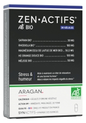 Synactifs Zenactifs&reg; Bio - Anti Stress - Rhodiola Extraits de M&eacute;lisse Bio Safran Bio et Vitamines - 30 G&eacute;lules