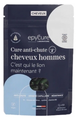 Epycure Cure Anti Chute de Cheveux - Hommes - 1 Mois - X60 G&eacute;lules - 2/Jour