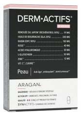Synactifs Dermactifs&reg; - Anti-&Acirc;ge Antioxydant Teint - Huile de Bourrache Rose Zinc Renou&eacute;e du Japon - 30 G&eacute;lules