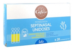 S&eacute;rum physiologique pour lavage nasal : 20 unidoses de 5 ml