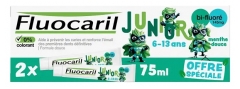 Fluocaril Junior Dentifrice 6-13 Ans Menthe Douce 2 x 75 ml