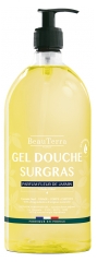 BeauTerra Gel Douche Surgras 3en1 Parfum Fleur de Jasmin 1 L