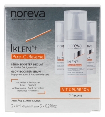 Noreva Iklen+ Pure C Reverse S&eacute;rum Booster d'&Eacute;clat 3 Flacons de 8 ml