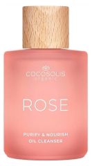 Cocosolis Rose Huile Nettoyante Nourrissante Visage Cou D&eacute;collet&eacute; 50 ml